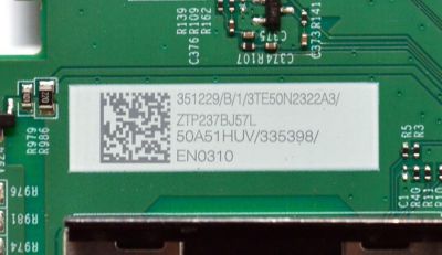 MAIN FUENTE COMBO ORIGINAL PARA TV HISENSE 4K UHD HDR VIDAA / NUMERO DE PARTE 351229 / RSAG7.820.12970/ROH / 50A51HUV / 335398 / EN0310 / PANEL HD500H1U91-T0L2 / DISPLAY CV500U2-L01 REV:02 / MODELO 50A65KV - Imagen 3