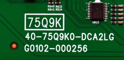 LED DRIVER ORIGINAL PARA TV TCL / NUMERO DE PARTE G0311-000222 / 40-75Q9K0-DCA2LG / G0102-000256 / 75Q9K / V8-M75Q9K0-LC / DISPLAY ST7461D05-3 VER.2.1 / MODELO 75QM751G - Imagen 2