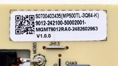 FUENTE DE PODER ORIGINAL PARA TV ONN / NUMERO DE PARTE 9012-242100-50002001 / MP500TL-3Q64 / MP500TL-3Q64-K / MGMT9012RA0 / 2482602963 / S0700402435 / PANEL K980WDK41 / DISPLAY SG9751D01-1 VER.2.1 / BOARD SG9751D01-1-XRR-1 / MODELO 100146865 98" - Imagen 3