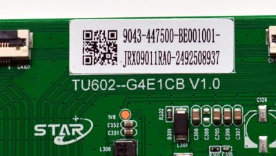 T-CON ORIGINAL PARA TV JVC / ONN / NUMERO DE PARTE 9043-447500-BE001001 / TU602-G4E1CB V1.0 / JRX09011RA0 / 2492508937 / PANEL K750WDJ1 / DISPLAY HV750QUB-F91 / MODELO SI75URF / ONR75J1U-MX - Imagen 2