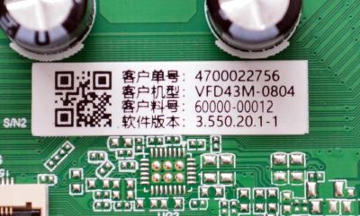 MAIN FUENTE COMBO ORIGINAL PARA TV VIZIO FULL HD / NUMERO DE PARTE 60000-00012 / TPD.MT5583T.PB758 (T) / 4700022759 / 3.550.20.1-1 / U24070119-0A02242 / PANEL BOEI430WU1 / HV430FHB-F91 / MODELO VFD43M-0804 / VFD43M-0804 LBVFU6JA - Imagen 2