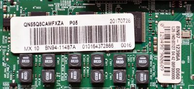 MAIN ORIGINAL PARA TV SAMSUNG / NUMERO DE PARTE BN94-11487A / BN41-02572A / BN41-02572 / BN97-12396A / BN9411487A / PANEL CY-XM055FLLV3H / DISPLAY LSF550FF02-M02 / BN96-42068A / MODELO QN55Q8CAMFXZA / QN55Q8CAMFXZA FA02 - Imagen 2