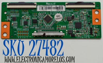 T-CON ORIGINAL PARA TV SCEPTRE / NUMERO DE PARTE N2TP430FHDLV1D / N2TP430FHDLV1D_A0 / CC430LV1D / N2TP430FHDLV1D-T_A0 / 2K-LVDS / LGB516 A2173 / PANEL BOEA430WU1 / DISPLAY CC430LV1D VER.02 / MODELO X437BV-FSRD / X437BV-FSRB