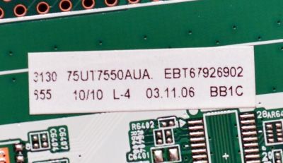 MAIN ORIGINAL PARA TV LG 4K UHD HDR SMART TV / NUMERO DE PARTE EBT67926902 / EAX70043606 / EAX70043606(1.3) / 67926902 / PANEL NC750TQG-ABKHG / DISPLAY HV750QUB-F9E / MODELO 75UT7550AUA / 75UT7550AUA.BUSFLKR - Imagen 4