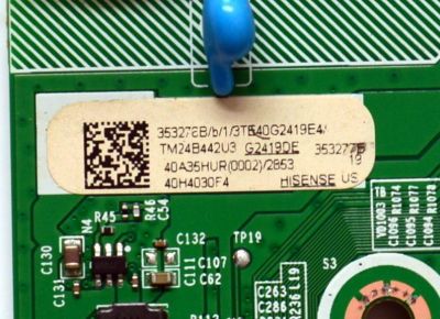 MAIN FUENTE COMBO ORIGINAL PARA TV HISENSE FULL HD ROKU TV / NUMERO DE PARTE 353276 / RSAG7.820.13461/ROH / 40A35HUR(0002) / 353277 / G2419DE / PANEL JHD400H1F03-T0L1\ROH / DISPLAY V400HJB-P03 / MODELO 40H4030F4 - Imagen 2