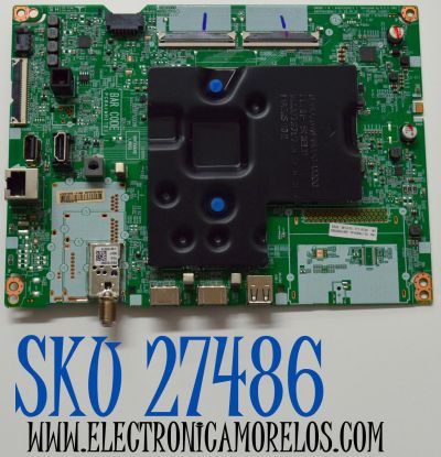 MAIN ORIGINAL PARA TV LG 4K UHD HDR SMART TV / NUMERO DE PARTE EBT67927002 / EAX70043606 / EAX70043606(1.3) / 67927002 / PANEL NC750TQG-VCKHA / DISPLAY ST7461D01-8 VER.2.1 / BOARD ST7461D01-8-XLR-4 / ST7461D01-8-XRL-4 / MODELO 75UT7550AUA.BUSCLKR