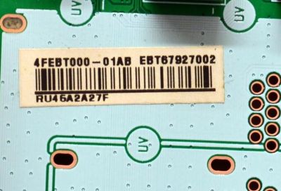 MAIN ORIGINAL PARA TV LG 4K UHD HDR SMART TV / NUMERO DE PARTE EBT67927002 / EAX70043606 / EAX70043606(1.3) / 67927002 / PANEL NC750TQG-VCKHA / DISPLAY ST7461D01-8 VER.2.1 / BOARD ST7461D01-8-XLR-4 / ST7461D01-8-XRL-4 / MODELO 75UT7550AUA.BUSCLKR - Imagen 4