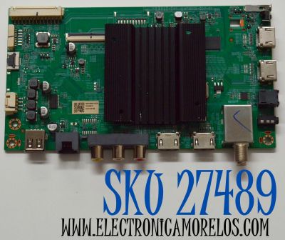 MAIN ORIGINAL PARA TV SELECT SERIES ROKU / NUMERO DE PARTE 515C90102M05 / MT90102-ZC01-01 / M05/0866-04224 / 2010139189 / DISPLAY JR645R3HA3L / MODELO 65R4A4 / 65R4A5R / 65R4AX