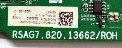 MAIN FUENTE COMBO ORIGINAL PARA TV HISENSE 4K UHD HDR ROKU TV / NUMERO DE PARTE 357344 / RSAG7.820.13662/ROH / 58A51LUR / 357345 / PANEL HD580H1U91 / DISPLAY CV580U4-L01 / MODELO 58R6E5 - Imagen 2