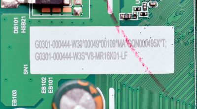 MAIN FUENTE COMBO ORIGINAL PARA TV TCL FULL HD ROKU TV / NUMERO DE PARTE G0301-000444 / MR16K17 / TPD.R816T.PB772 (T) / 40-MR16K17-MPB2HG / G0301-000444-W30 / G0301-000444-W3S / PANEL LVF430NDEL / DISPLAY PT430CT05-1 VER.1.0 / MODELO 43S310R - Imagen 3