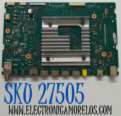 MAIN ORIGINAL PARA TV SONY BRAVIA 4K UHD HDR GOOGLE TV / NUMERO DE PARTE A5042724A 884 / 100972432 / A-5042-724-A 884 / PANEL YSBM055CNO11 / DISPLAY HV550QUB-N5M / MODELO KD-55X80J / KD55X80J