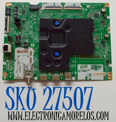 MAIN ORIGINAL PARA TV LG 4K UHD HDR SMART TV / NUMERO DE PARTE EBT68004802 / EAX70043606 / EAX70043606(1.3) / 68004802 / PANEL NC650TQG-AAKHA / DISPLAY LC650EQC (SP) (A1) / MODELO 65UT7550AUA / 65UT7550AUA.BUSYLKR
