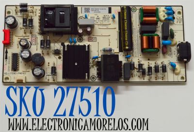 FUENTE DE PODER ORIGINAL PARA TV TCL / NUMERO DE PARTE 30805-000458 / G0101-000200 / 40-L17EW2-PWB1KG / 20373581 / PANEL LVU650NDAL / DISPLAY ST6451D06-3 VER.2.1 / MODELO 65S41BR / 65S451