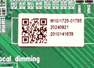 MAIN ORIGINAL PARA TV ONN ROKU 4K UHD HDR / NUMERO DE PARTE 515CT9640M10 / AMT9640-ZC01-01 / M10/1725-01785 / 2010141639 / M24160-MT / DISPLAY V850DJ2-Q01 / MODELO 100150805 85" - Imagen 5