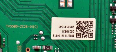 T-CON ORIGINAL PARA TV ONN / NUMERO DE PARTE 513C55B0M82 / TV55B0-ZC26-01(C) / E022M768-A1 / E168066 / 303C55B0233 / M82/1717-14812 / 2010141540 / DISPLAY V850DJ2-Q01 / MODELO 100150805 85" - Imagen 5