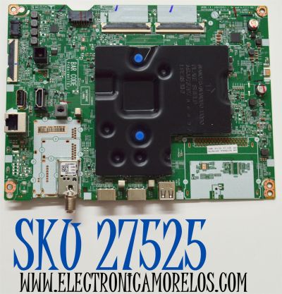 MAIN ORIGINAL PARA TV LG 4K UHD HDR SMART TV / NUMERO DE PARTE EBT67927102 / EAX70073606 / EAX70073606(1.3) / 67927102 / PANEL NC750TQG-VCKHG / DISPLAY ST7461D03-5 VER.2.1 / BOARD ST7461D03-5-XRR-2 / ST7461D03-5-XLL-2 / MODELO 75UT7550AUA.BUSDLKR