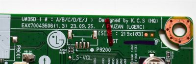 MAIN ORIGINAL PARA TV LG 4K UHD HDR SMART TV / NUMERO DE PARTE EBT67927102 / EAX70073606 / EAX70073606(1.3) / 67927102 / PANEL NC750TQG-VCKHG / DISPLAY ST7461D03-5 VER.2.1 / BOARD ST7461D03-5-XRR-2 / ST7461D03-5-XLL-2 / MODELO 75UT7550AUA.BUSDLKR - Imagen 3