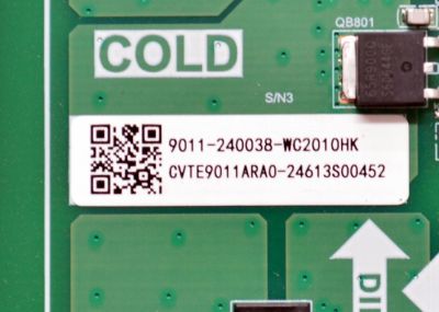 MAIN FUENTE COMBO ORIGINAL PARA TV ELEMENT XUMO TV 4K UHD HDR / NUMERO DE PARTE 9011-240038-WC2010HK / TPD.T962D4.PC761 (T) / CVTE9011ARA0-24613S00452 / S24050169-0A00712 / Q24080-KT / PANEL K430WDJ1 / DISPLAY HV430QUB-F70 / MODELO E550AE43C - Imagen 4