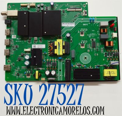 MAIN FUENTE COMBO ORIGINAL PARA TV VIZIO 4K UHD HDR SMARTCAST / NUMERO DE PARTE 21201-04392 / MB-MT5691-D / 4700023575 / PANEL BOEI550WQ1 / DISPLAY HV550QUB-F70 REV.2.0 / MODELO V4K55M-0804 / V4K55M-0804 LBVFV9GA