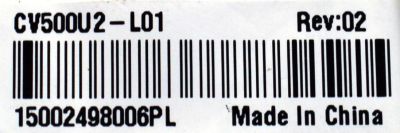 MAIN FUENTE COMBO ORIGINAL PARA TV HISENSE 4K UHD HDR QLED FIRE TV / NUMERO DE PARTE 405469 / TPD.T962X3.PC703 (T) / 50A51HUF / BOARD CV500U2-L01-XR-2 / CV500U2-L01-XL-2 / PANEL HD500H1U91-T0LHK2\ROH / DISPLAY CV500U2-L01 REV:02 / MODELO 50QD65NF - Imagen 2