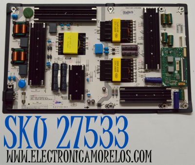 FUENTE DE PODER ORIGINAL PARA TV HISENSE / NUMERO DE PARTE 404341 / RSAG7.820.13765/ROH / 13765-C / CQC13134095636 / HDCEM1 / PANEL HE650X3U61-T0L1 / DISPLAY PT650GT02-7 VER.1.0 / BOARD PT650GT02-3-XR2-3 / PT650GT02-3-XR1-3 / MODELO 65S75N