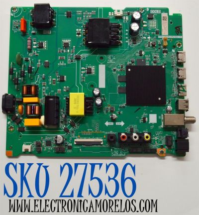 MAIN FUENTE COMBO ORIGINAL PARA TV HISENSE 4K UHD HDR QLED FIRE TV / NUMERO DE PARTE 410671 / TPD.T962X3.PC703 (T) / 50A51HUF / 410670 / PANEL HD500H1U91-T0LHK2 / DISPLAY CV500U2-L01 REV:02 / BOARD CV500U2-L01-XL-2 / CV500U2-L01-XR-2 / MODELO 50QD65NF