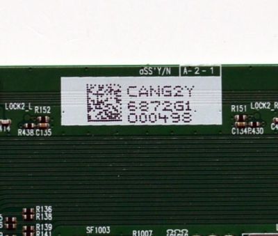 T-CON ORIGINAL PARA TV LG / NUMERO DE PARTE 6871L-6872G / 6870C-0908B / LE550PQL-HQD1-TCA / LE550PQL (HS)(A1) / LE550PQL (HS)(A4) / 6872G / PANEL AC550AQL / MODELO OLED55B4PUA / OLED55B4PUA.DUSQLJR - Imagen 3