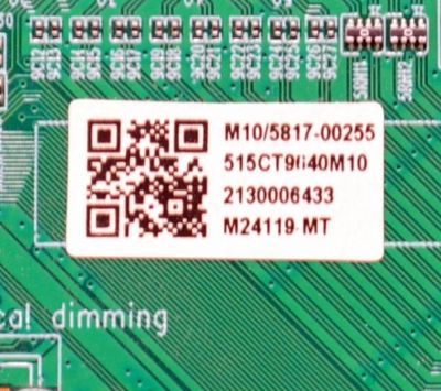 MAIN ORIGINAL PARA TV ONN 4K UHD HDR ROKU TV / NUMERO DE PARTE 515CT9640M10 / AMT9640-ZC01-01 / M10/5817-00255 / 2130006433 / M24119-MT / PANEL JE695R3HD2L / MODELO 100012588 70" - Imagen 3