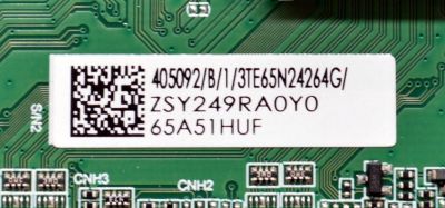 MAIN ORIGINAL PARA TV HISENSE 4K UHD HDR QLED FIRE TV / NUMERO DE PARTE 405092 / TD.T962X3.703 (T) / 65A51HUF / N24264G / PANEL HD650H1U51-TALB6\ROH / DISPLAY T650QVN07.5 / BOARD 65T55 S1M XL2 / 65T55 S1N XL1 / 65T55 S1K XR2 / MODELO 65QD65NF - Imagen 2