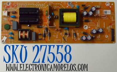 FUENTE DE PODER ORIGINAL PARA TV PHILIPS / NUMERO DE PARTE AD1V4MPWT / BACGVAF01 02 2 / BACGVAF01022 / P000055212 / PANEL BOEI430WQ1 / DISPLAY HV430QUB-F70 / MODELO 43PFL5766/F7 / 43PFL5766/F7 E