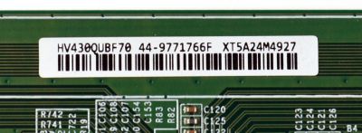 T-CON ORIGINAL PARA TV PHILIPS / NUMERO DE PARTE 44-9771766F / 47-6021477 / HV430QUBF70 / XT5A24M4927 / PANEL BOEI430WQ1 / DISPLAY HV430QUB-F70 / MODELO 43PFL5766/F7 / 43PFL5766/F7 E - Imagen 3