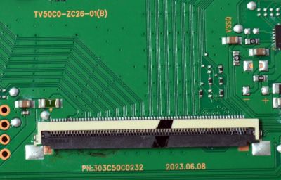 T-CON ORIGINAL PARA TV ONN / NUMERO DE PARTE 513C50C0M11 / TV50C0-ZC26-01(B) / 303C50C0232 / M11/1543-01124 / 2130005303 / PANEL V500DJ7-QE1 (D6) / DISPLAY V500DJ7-QE1 REV.D6 / MODELO 100012585 50" - Imagen 2