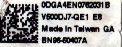 MAIN FUENTE COMBO ORIGINAL PARA TV SAMSUNG / NUMERO DE PARTE BN96-51661B / KANT-SU2_7000_55_WW / ML41A050594A / BN9651661B / BN96-50472C / BN96-50317A / PANEL CY-BT050HGNV4H / DISPLAY V500DJ7-QE1 E8 / BN96-50407A / MODELO LH50BETHLGFXGO DB01 - Imagen 3