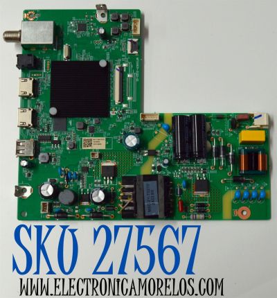 MAIN FUENTE COMBO ORIGINAL PARA TV VIZIO FULL HD / NUMERO DE PARTE 515C55831M17 / MT55831-ZC01-01 / M17/1286-03783 / 2010136005 / DISPLAY V400HJ9-PE1 REV.C4 / MODELO VFD40M-0810 / VFD40M-0810 LMC1T9JA