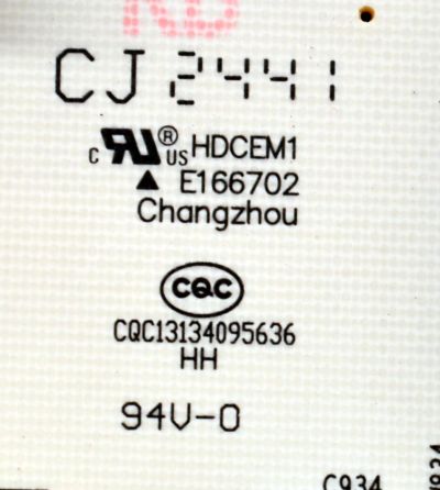 FUENTE DE PODER ORIGINAL PARA TV HISENSE / NUMERO DE PARTE 404416 / RSAG7.820.13064/ROH / CQC13134095636 / HDCEM1  / PANEL HD850HIU52-T0LF\ROH / DISPLAY T850QVN03.7 / BOARD 85T14 S18 XR / 85T14 S0P XC / 85T14 S19 XL / MODELO 85QD75N - Imagen 3