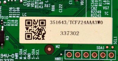 T-CON ORIGINAL PARA TV HISENSE / NUMERO DE PARTE 337302/ RSAG7.820.13222/ROH / 351643 / TCFZ24AAA3W0 / PANEL HD850HIU52-T0LF\ROH / DISPLAY T850QVN03.7 / BOARD 85T14 S18 XR / 85T14 S0P XC / 85T14 S19 XL / MODELO 85QD75N - Imagen 2