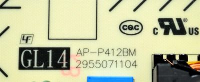 FUENTE DE PODER ORIGINAL PARA TV SONY BRAVIA / NUMERO DE PARTE 100980261 / AP-P412BM / 2955071104 / AP-P412BM-1 B / GL14 / GL14CP / PANEL YLEM075CC011 / DISPLAY HV750QUB-F9M / MODELO K-75S30C / K75S30C - Imagen 3