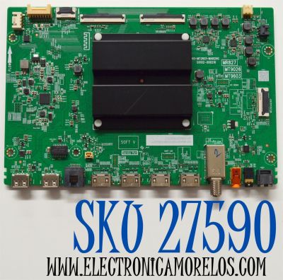 MAIN ORIGINAL PARA TV TCL 4K UHD HDR QLED FIRE TV / NUMERO DE PARTE G0301-000264 / 40-MT26G1-MAB2HG / G0102-000216 / PANEL LVU750NDJL / DISPLAY ST7461D03-2 VER.2.2 /  BOARD CSU07-XRL-1 / CSU07-XLR-1 / CSU07-XLL-1 / CSU07-XRR-1 / MODELO 75Q691F