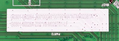 MAIN ORIGINAL PARA TV TCL 4K UHD HDR QLED FIRE TV / NUMERO DE PARTE G0301-000264 / 40-MT26G1-MAB2HG / G0102-000216 / PANEL LVU750NDJL / DISPLAY ST7461D03-2 VER.2.2 /  BOARD CSU07-XRL-1 / CSU07-XLR-1 / CSU07-XLL-1 / CSU07-XRR-1 / MODELO 75Q691F - Imagen 3