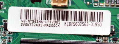 MAIN FUENTE COMBO ORIGINAL PARA TV PIONEER / NUMERO DE PARTE SVSNT72A31-MA200CK / 3NT725A2 / TPD.NT72563.PB782 / V8-NT563NA-LF1V301 / PANEL LVW320CSDX E0165 / DISPLAY ST3151A05-8 VER.2.A / MODELO PLE-32S1HD - Imagen 3