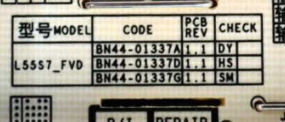 FUENTE DE PODER ORIGINAL PARA TV SAMSUNG / NUMERO DE PARTE L55S7AFVDX / L55S7_FVD / PANEL CY-BF055HGXV8H / LC550EQC (SS)(A4) / MODELO UN55U8000FBXZA / UN55U7900FFXZA - Imagen 3