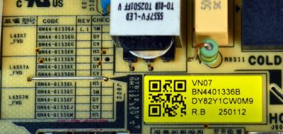 FUENTE DE PODER ORIGINAL PARA TV SAMSUNG / NUMERO DE PARTE BN44-01336B / L4357A_FVD / BN4401336B / PANEL CY-BF043HGNV3H / DISPLAY V430DJ1-Q01 4E7 / BN96-59942A / MODELO UN43U8000FBXZA / UN43U8000FBXZA DB01 / UN50U8000FBXZA DB01 - Imagen 2