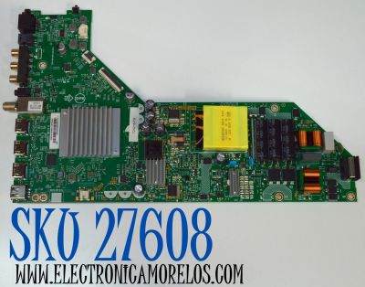 MAIN FUENTE COMBO PARA TV ONN ROKU 4K UHD HDR / NUMERO DE PARTE XOCC02K004 / 715GF-C0B-000-004L / T24216-TX / X0CC02K004 / XOCC02K004020X / PANEL TPT650WR-QVN07.U / DISPLAY T650QVN07.9 / BOARD 65T55 S1N / 65T55 S1L XR1 / XL1 / MODELO 100012587 65"