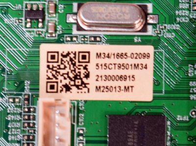 MAIN FUENTE COMBO ORIGINAL PARA TV ONN ROKU FHD / NUMERO DE PARTE 515CT9501M34 / AMT9501-ZC01-01 / M34/1695-02099 / 2130006915 / M25013-MT / PANEL V400HJ9-PE1 (4) / DISPLAY V400HJ9-PE1 REV.C4 / MODELO 100058007 40" - Imagen 4