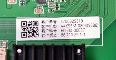 MAIN FUENTE COMBO ORIGINAL PARA TV VIZIO 4K UHD HDR SMARTCAST / NUMERO DE PARTE 60000-00057 / TPD.MT5586.PC753 (T) / MB-MT5586-B / 4700025319 / U24120992 / PANEL BOEI550WQ1 / DISPLAY HV550QUB-F70 REV.2.0 / MODELO V4K55M-0804 / V4K55M-0804 LBVFV9HB - Imagen 2