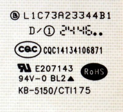 FUENTE DE PODER ORIGINAL PARA TV ONN / NUMERO DE PARTE PS-108D-A-0210 / L1C73A23344B1 / CQC14134106871 / KB-5150 / CTI1 75 / A2H42U7 / PANEL C500Y19-5C / DISPLAY PT500GT04-1 VER.1.1 / MODELO 100012585 50" - Imagen 3