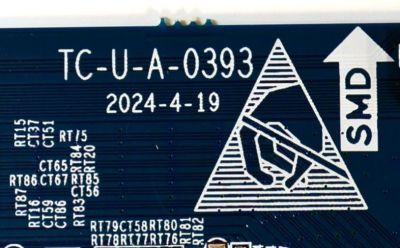 T-CON ORIGINAL PARA TV ONN / NUMERO DE PARTE TC-U-A-0393 / 18124210034 / 2E20137A0 / A2H42U7 / PANEL C500Y19-5C / DISPLAY PT500GT04-1 VER.1.1 / MODELO 100012585 50" - Imagen 4