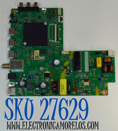 MAIN FUENTE COMBO ORIGINAL PARA TV ONN ROKU HD / NUMERO DE PARTE 515CT9501M35 / AMT9501-ZC01-01 / M35/7611-00883 / 2130006974 / M25028-MT / PANEL T320XVN02.H / DISPLAY T320XVN02.H / BOARD 32T24 S00 SB / MODELO 100012589 32"