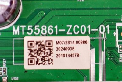 MAIN FUENTE COMBO ORIGINAL PARA TV VIZIO 4K UHD HDR SMARTCAST / NUMERO DE PARTE 515C55861M07 / MT55861-ZC01-01 / M07/2814-00886 / 2010144578 / DISPLAY V500DJ7-QE1 REV.D5 / MODELO V4K50M-0810 / V4K50M-0810 LMTC1T8JA - Imagen 2