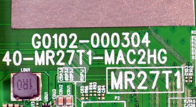 MAIN ORIGINAL PARA TV TCL 4K UHD HDR ROKU TV / NUMERO DE PARTE  G0301-000463 / G0102-000304 / 40-MR27T1-MAC2HG / MR27T1 / G0301-000463-Z00 / G0301-000463-Z0S / V8-MR27K01-LF / PANEL LVU500NDAL / CV500U2-L02 REV:02 / BOARD CV500U2-L02-XR-1 / MODELO 50S451 - Imagen 3